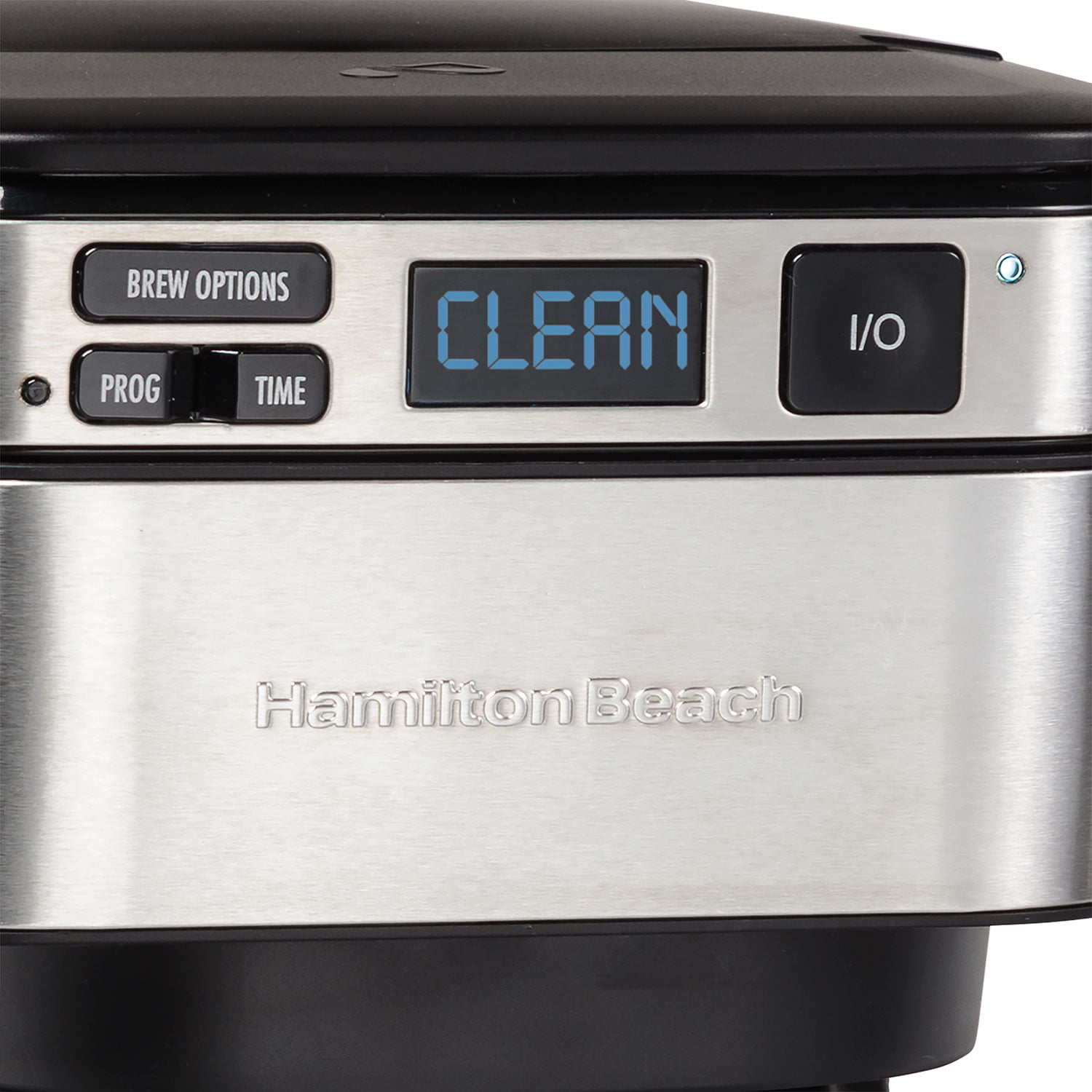 Hamilton Beach - Koffiezetapparaat Met Dubbel Brouwsysteem, Tot 12 Kopjes Koffie, Roestvrijstalen Filterkoffiemachine, Programmeerbare Timer, Roestvrij Staal/Wit (49933-CE